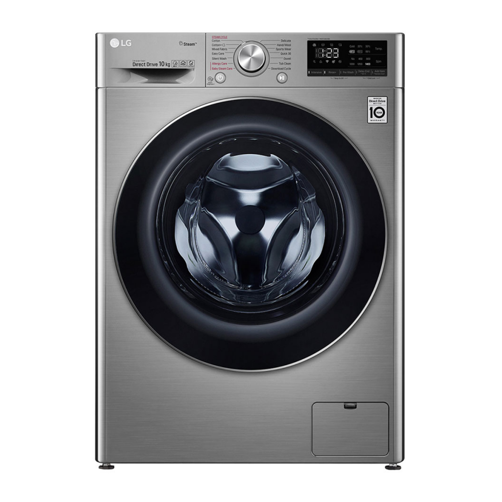 LG 10.5KG FRONT LOADING WASHING MACHINE WITH INVERTER (F4V5RYP2T)