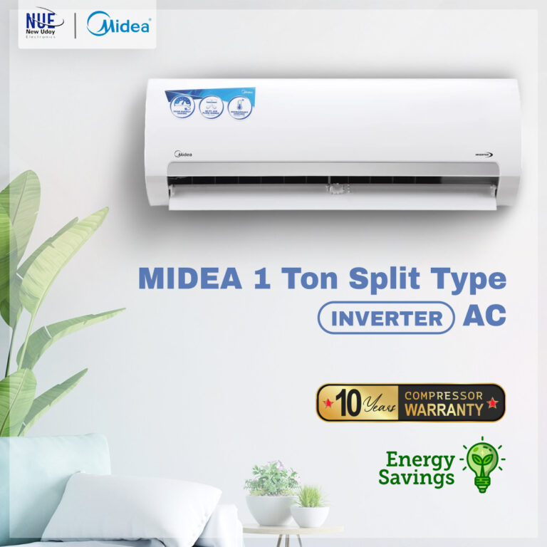 Midea official MSI-12CRN-AF5/9 1-Ton Inverter AC - New Udoy Electronics