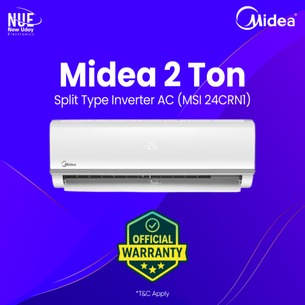 Midea MSI 24CRN1- 2 Ton Inverter Split Type AC official R32 Gas