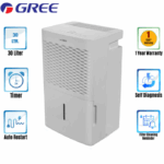 GD-30NL-GREE DEHUMIDIFIER (30 LTR) Price in Bangladesh