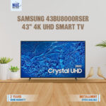 Samsung BU8000 official 43" Crystal UHD 4K Smart TV