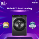 Haier 8 KG Front Loading Automatic Inverter Washing Machine | Official Warranty | New Udoy Electronics