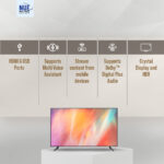 Samsung AU7700 4K 55 inch UHD Voice Assistant TV (official)