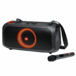 JBL PartyBox On-The-Go Portable Bluetooth Speaker with Wireless Microphone