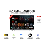 Sony Plus 43 inch Frameless Voice Smart LED TV Wi-Fi Full HD 4K Supported Android Television