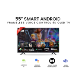 Sony Plus 55 Inch Frameless Voice Control 4K Smart Android TV |