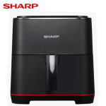Sharp KF-AF50RT-K3 5L Air Fryer | 8 Cook Menu | Rapid Air Technology | Digital Touch Control