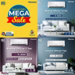 Hisense Official Smart Cool 1 Ton Full DC Inverter AC AS12TW4RYETD00BU