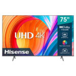75 Inch Official Hisense 75A6F3 4K Google TV -Black
