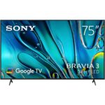 2024 model 75 inch Sony Bravia K-75S30  4K HDR Smart LED Google TV