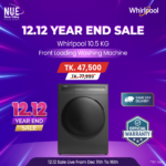 Whirlpool official 10.5KG Front Load Washing Machine WFC105604RT-D