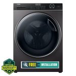 Haier HW120-BP12357S8 12Kg Front Load Washing Machine | Inverter | AI DBT | PuriSteam | 525 Super Drum | Official