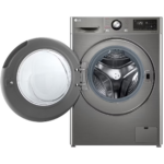 LG 9 Kg F4R5VYGSL Promo Vivace 1400 RPM  Front Loading Washing Machine  (Silver)