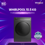 Whirlpool 10.5 KG Front Loading Washing Machine | Official Warranty | New Udoy Electronics
