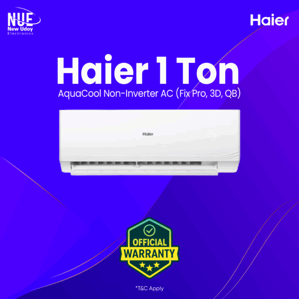 Haier official HSU-12AQUACOOL 1.0 Ton Non-Inverter AquaCool AC