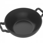 Walton 24cm WCW Cast Iron Kadai - Black