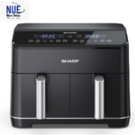 Sharp 8 Liter KF-DF80RT-K3 Double Basket Air Fryer