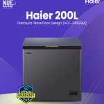 Haier Official 200 Ltr Chest Freezer  (HCF-230SGM) Premium Glass Door Design