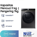 Samsung official 11Kg Front Loading  Washing machine with 7KG Dryer  Model (WD11T754DBX/SE)