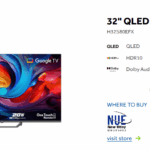 Haier 32 Inch'' H32S80EFX  QLED Bezel-less LED Google TV Official warranty By Haier