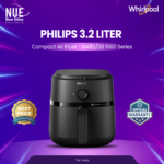 Philips 3.2 Liter Compact Air Fryer NA110/00 | Oil-Free Cooking with Official Warranty