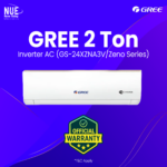 GREE 2 Ton Zeno Series Inverter AC (GS-24XZNA3V) | Powerful Cooling & Official Warranty