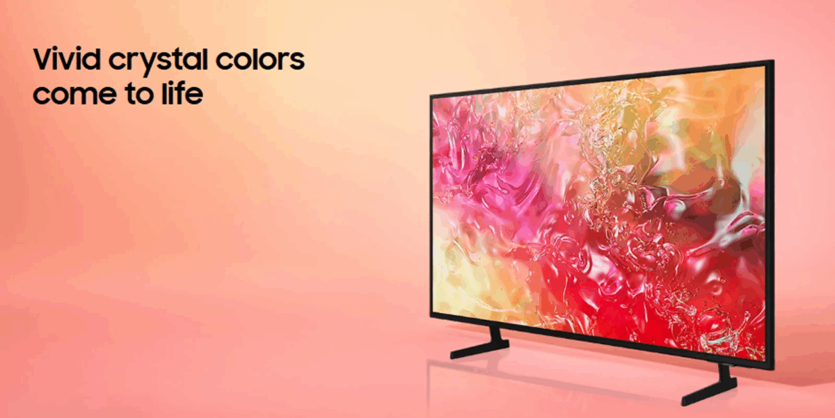 Samsung 50″ DU7500 Crystal OS 4K UHD Smart TV  | Official Warranty Bangladesh | Free Home Delivery - Image 1
