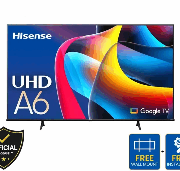 Hisense 75 Inch 4K Smart Google TV 75A6N Official Warranty by Fair Electronics