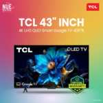 TCL 43 Inch 4K UHD QLED Smart Google TV (43P7K) | Official Warranty