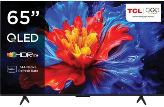 TCL Official  65" QLED Bezel Less  Smart Google TV Model (65P8K)