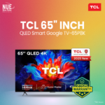TCL 65 Inch QLED 4K Smart Google TV (65P8K) | 144Hz Game Master | Official Warranty