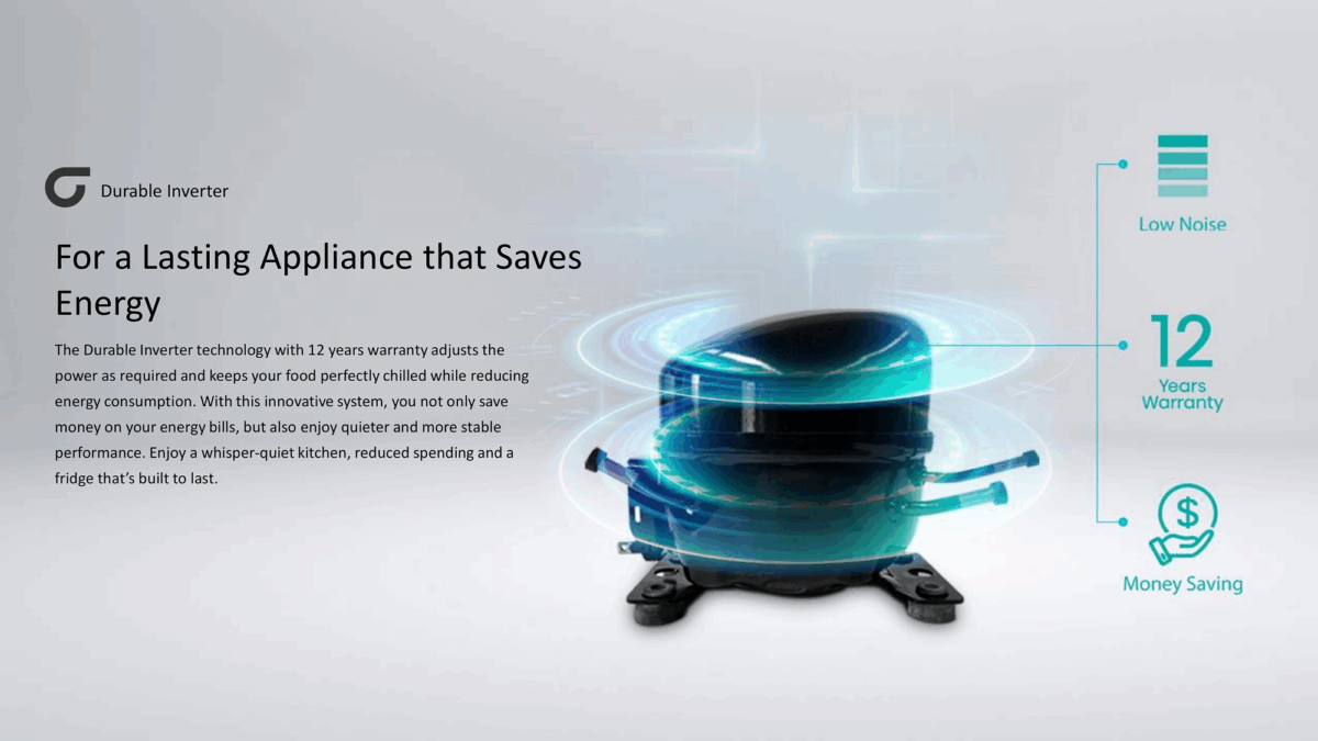 Hisense 270 L Bottom Mount Freezer RB1G266NAB/BD3 official - Image 6