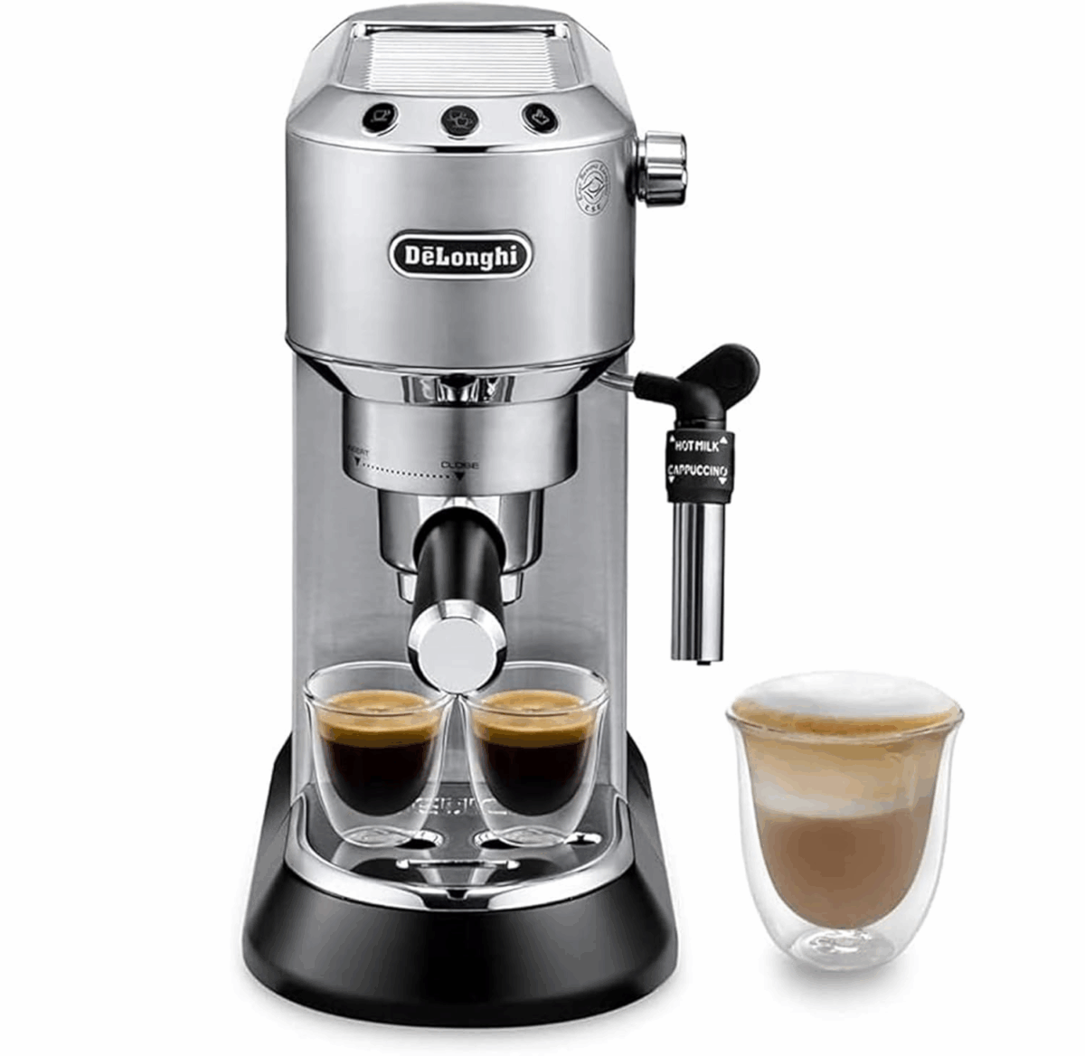 DeLonghi EC685.M Dedica Style Pump Espresso Coffee Machine 1.1 Ltr - Image 1