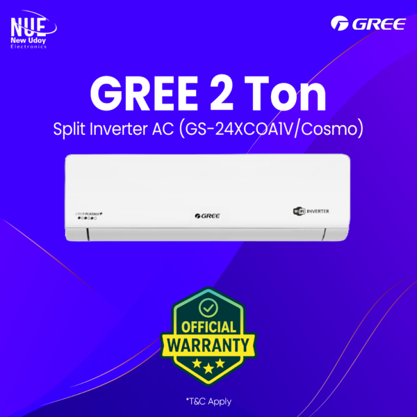 Gree official GS-24XCOA1V -Cosmo-2.0 Ton Split Inverter Air Conditioner