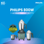Philips HL7773 800W Mixer Grinder with 3 Jars | Powerful Kitchen Grinder with Official Warranty