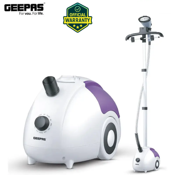 Geepas ‎GGS25022NV Garment Steamer Upright Clothes Steamer Official