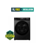 Haier HW90-BP12357S8 9Kg Front Load Washing Machine | Inverter Motor | 525 Super Drum | 1200 RPM | Official