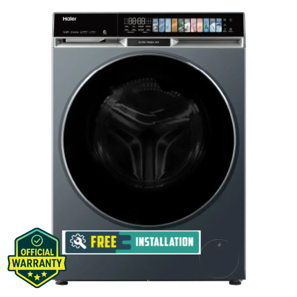 Haier HWD140-BPD14387GNU1 14+8Kg Washer Dryer | AI Direct Motion | WiFi | Steam | 525 Super Drum | Official