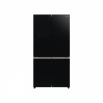 Hitachi R-WB640V0PB-KD-GBK 638L 4 Door French Bottom Freezer | Inverter | No Frost | Premium Glass |