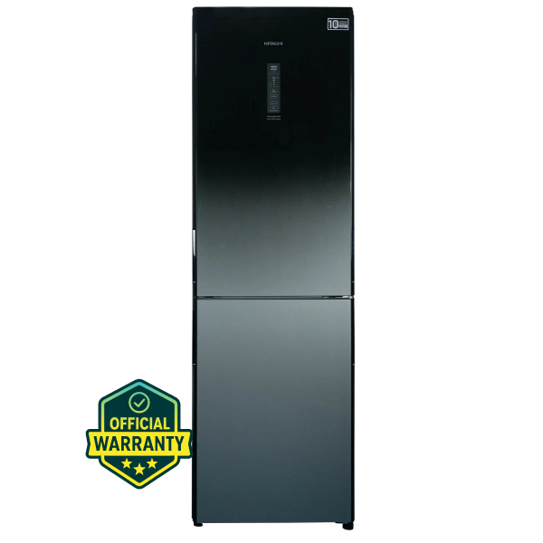 Hitachi R-BG410P6PBX-XGR 366L Stylish Bottom Freezer Refrigerator | Inverter | Dual Fan Cooling | Official