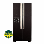 Hitachi R-W690P7PB-KD-GBK 586L Big French Refrigerator | Inverter | Dual Fan Cooling | No Frost | Official