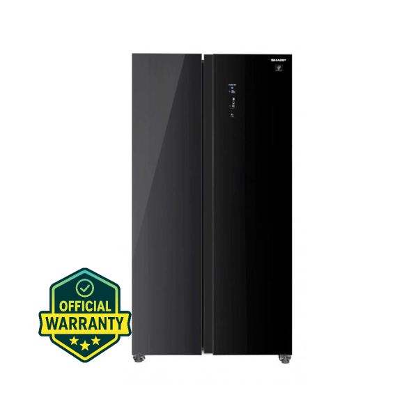 Sharp SJ-SS60G-BK 599L Side-by-Side Refrigerator | No Frost | Inverter | Multi Air Flow | Official