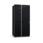 Sharp SJ-VX57PG-BK 567L 4 Door Refrigerator | No Frost | Inverter | Plasmacluster | Official