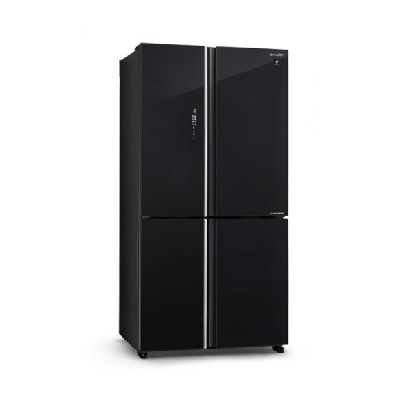 Sharp SJ-VX57PG-BK 567L 4 Door Refrigerator | No Frost | Inverter | Plasmacluster | Official