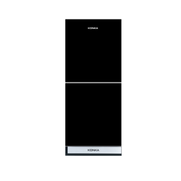 KONKA 135 LTR- Official Refrigerator-KRT-135GB-Upper Freezer-ARCTIC BLACK