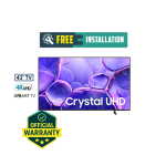 Samsung U8000F 43 Inch Crystal UHD 4K Smart TV (UA43U8000FRSER) | Crystal Processor 4K | Tizen OS | Official