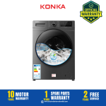 KONKA Official 8.0 KG Front Loading Inverter Washing Machine (KG80-12B13)