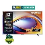Toshiba 43M450RP 43 Inch 4K QLED Smart TV | VIDAA OS | Dolby Vision & Atmos | REGZA Engine ZR | Official