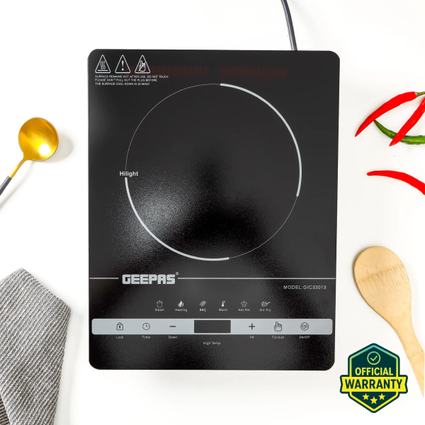 Geepas Official GIC33013 Digital Infrared Cooker 2000W | Touch Control | 2 Years Warranty | Best Price in Bangladesh